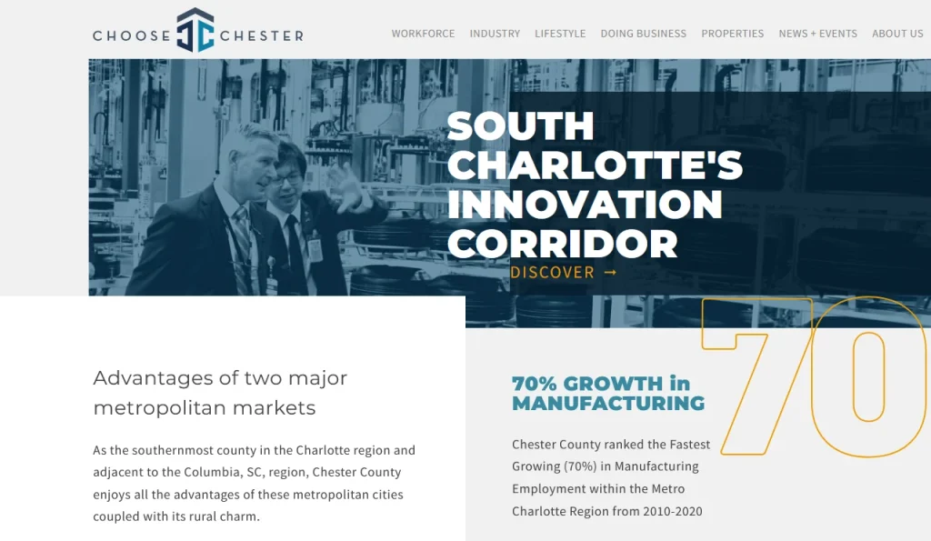 Chester County Economic Development Portal Case Study