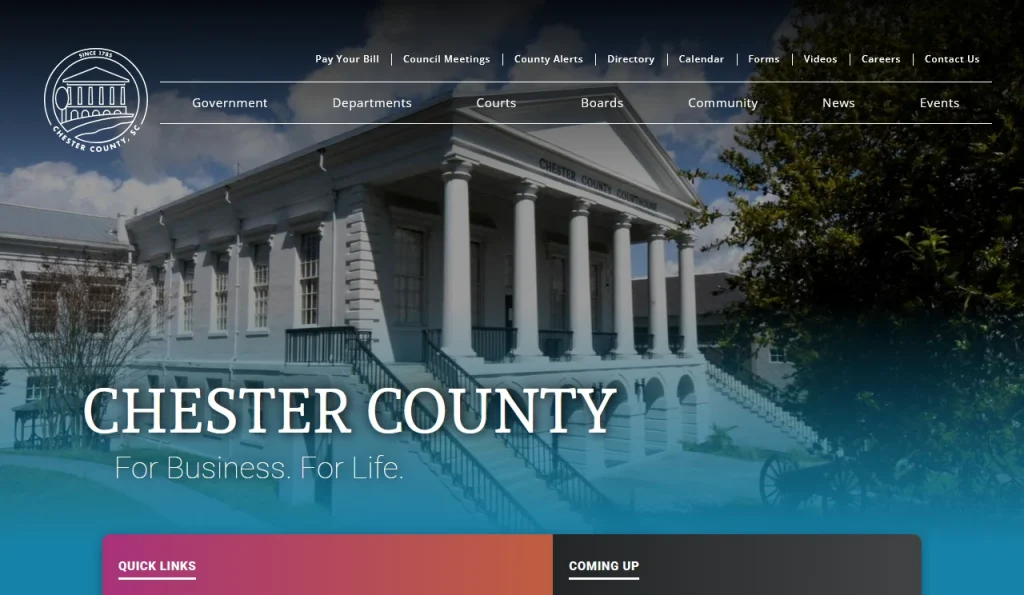 Chester County Civic Website Design Case Study