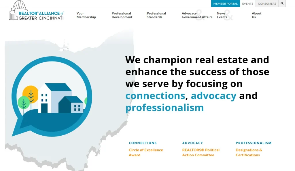 REALTOR® Alliance of Greater Cincinnati Web Portal