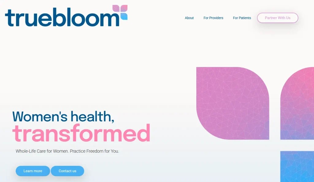 TrueBloom Healthcare Branding & Web Design Case Study